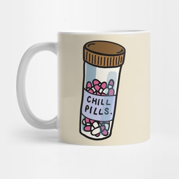 Chill Pills / Funny Illustration Design by DankFutura